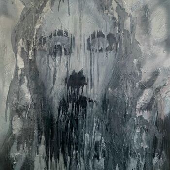 Painting titled "PAIN" by Vladyslav Savchenko, Original Artwork, Spray paint