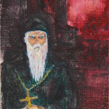 Peinture intitulée "13, Church burn, ca…" par Volodymyr Chukhas, Œuvre d'art originale, Aquarelle