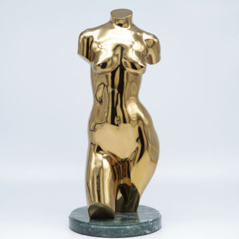 Escultura titulada "female torso" por Volodymyr Mykytenko, Obra de arte original, Bronce