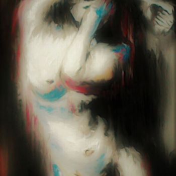 Painting titled "Sans titre (proviso…" by Véroniq'S, Original Artwork, Oil