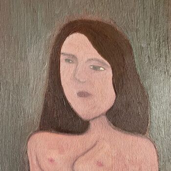 绘画 标题为“Eva” 由Waldemar Pars, 原创艺术品, 油 安装在木质担架架上