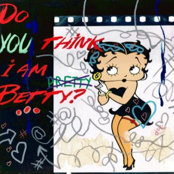 Peinture intitulée "DO YOU  THINK" par Wal Productions, Œuvre d'art originale, Acrylique