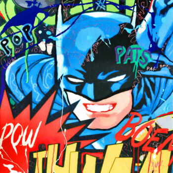 Painting titled "pow" by Wal Productions, Original Artwork, Acrylic