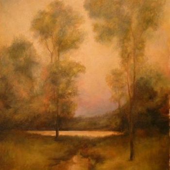 Painting titled "Autumn sunset" by William Dunn, Original Artwork