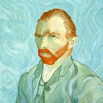 「Van Gogh Self Portr…」というタイトルの絵画 Frank Wutsによって, オリジナルのアートワーク, オイル