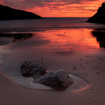 Photographie intitulée "sunrise landscape o…" par Xan Gasalla González-Redondo, Œuvre d'art originale, Photographie numérique