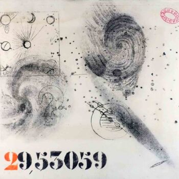 Printmaking titled "29,53059" by Xavier Debeerst, Original Artwork, Monotype