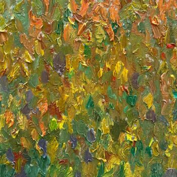 Painting titled "Fall etude" by Xeyale Bedelova, Original Artwork, Oil