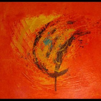 Peinture intitulée "orange01.jpg" par Xristoph, Œuvre d'art originale