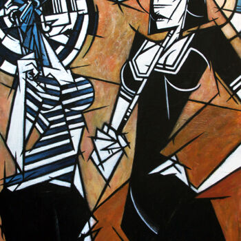 Pintura titulada ""Foutaises...!"" por Yannick G, Obra de arte original, Acrílico Montado en Bastidor de camilla de madera