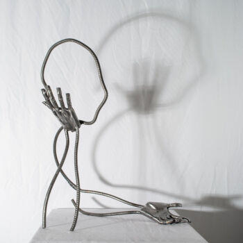 雕塑 标题为“"Parlez moi..de nou…” 由Yez, 原创艺术品, 金属
