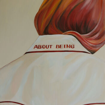 Painting titled "About being" by Young Park, Original Artwork, Acrylic