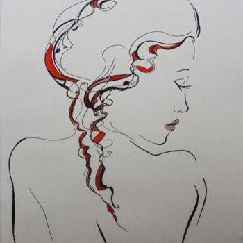 Peinture intitulée "Anaïs" par Isabelle Charpentier, Œuvre d'art originale