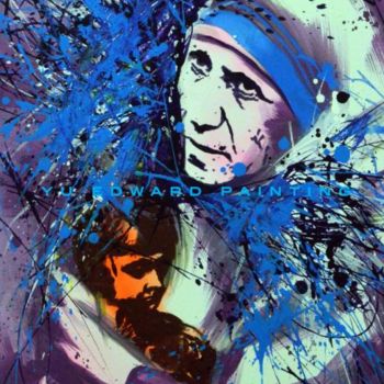 Painting titled "Memory- Mother Tere…" by Edward Yu, Original Artwork, Oil