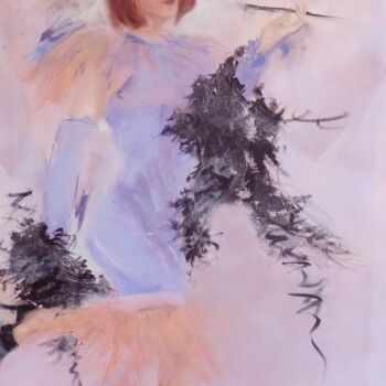 Картина под названием "Allez on danse" - Yveline Javer, Подлинное произведение искусства, Масло