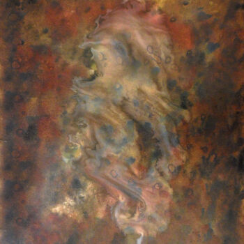 Peinture intitulée "La toga del fantasma" par Yvesmart, Œuvre d'art originale, Gouache