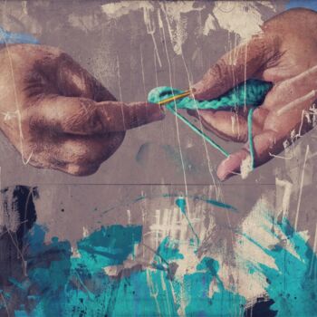 数字艺术 标题为“Your hands are still” 由Zakaria Al Omar, 原创艺术品, 数字油画