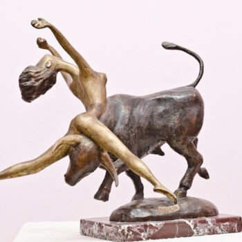 Escultura titulada ".EVROPA" por Zakir, Obra de arte original, Bronce