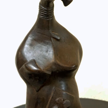 Sculpture titled "Sérénité" by Zako, Original Artwork, Bronze