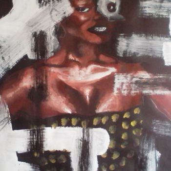 Peinture intitulée "African dream" par Ruddy Zara, Œuvre d'art originale, Acrylique