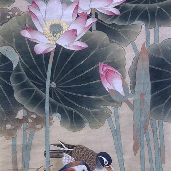 Картина под названием "Harmony" - Huizhen Zhang 张慧珍, Подлинное произведение искусства, Пигменты