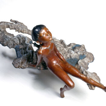 雕塑 标题为“山河少年” 由Zhao Yongchang, 原创艺术品, 青铜