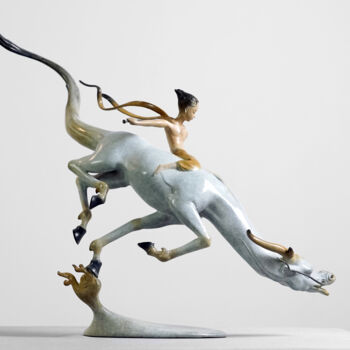 Rzeźba zatytułowany „小云中君(Ode to Gallant…” autorstwa Zhao Yongchang, Oryginalna praca, Brąz