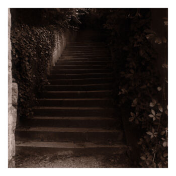 제목이 "Stone Stairway"인 사진 Zheka Khalétsky로, 원작, 조작되지 않은 사진