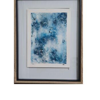 Peinture intitulée "Sea Blue" par Zoha, Œuvre d'art originale, Acrylique