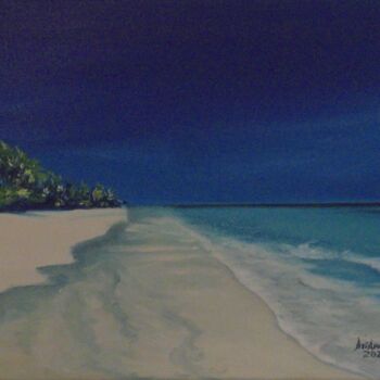 Peinture intitulée "Zanzibar" par Liubov Aristova, Œuvre d'art originale, Huile