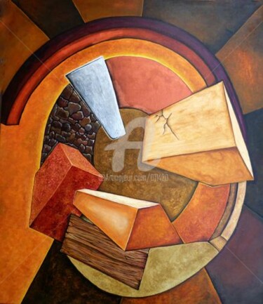Pintura titulada "PASTA DE CONCHOS" por Ocarrillo, Obra de arte original, Oleo