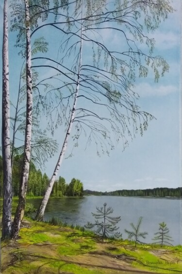Painting titled "Юкки. Вид со сторон…" by Vera Volkova, Original Artwork, Oil