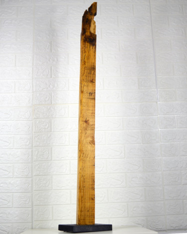 Escultura intitulada "Wood Wing" por Vasil Krastanov, Obras de arte originais, Madeira