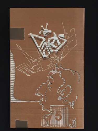 Escultura intitulada "Serge, déchiré..." por 2mé / Blondeau, Obras de arte originais, Madeira