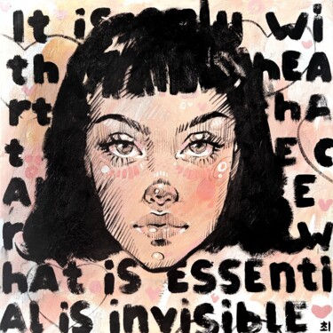 Pintura titulada "WHAT IS ESSENTIAL I…" por Marina Ogai, Obra de arte original, Oleo