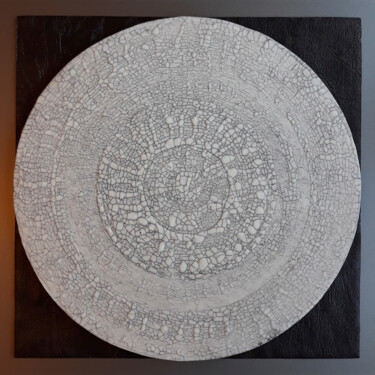 Sculpture titled "Disc 2" by Sergey Klykov, Original Artwork, Ceramics