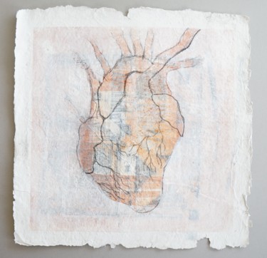 Peinture intitulée "Heart III" par Anna Jannack, Œuvre d'art originale, Acrylique