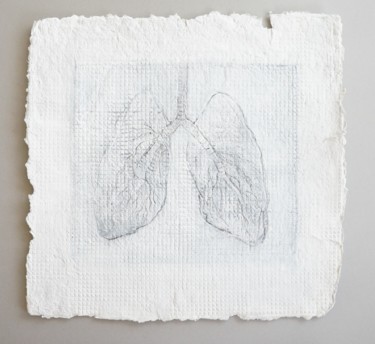Pintura intitulada "Lungs" por Anna Jannack, Obras de arte originais, Acrílico