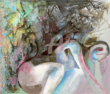 Pintura titulada "Akt II" por Anna Lupa-Suchy, Obra de arte original, Oleo