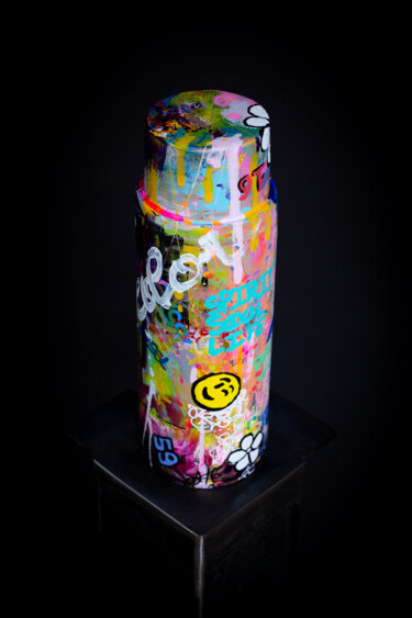 Schilderij getiteld "#11 Spray CYSSL Art…" door A.T.6 Alexandre Trubert, Origineel Kunstwerk, Graffiti