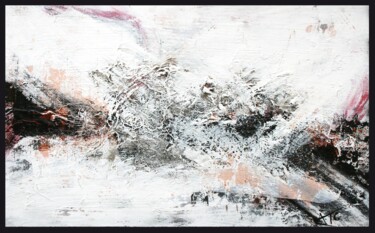 Картина под названием "Paysage abstrait  b…" - A.T.6 Alexandre Trubert, Подлинное произведение искусства, Акрил