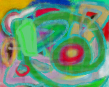 Arte digitale intitolato "'Colorful Carpet'" da A'Zo Hazo, Opera d'arte originale, Lavoro digitale 2D