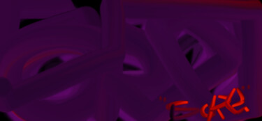 Arte digital titulada "SORE series 'Purple…" por A'Zo Hazo, Obra de arte original, Trabajo Digital 2D