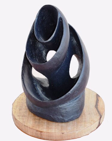Sculpture intitulée "Wave of Motherhood" par Aarti Gupta Bhadauria, Œuvre d'art originale, Terre cuite