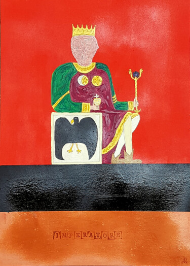 Pittura intitolato "imperatore" da Abba, Opera d'arte originale