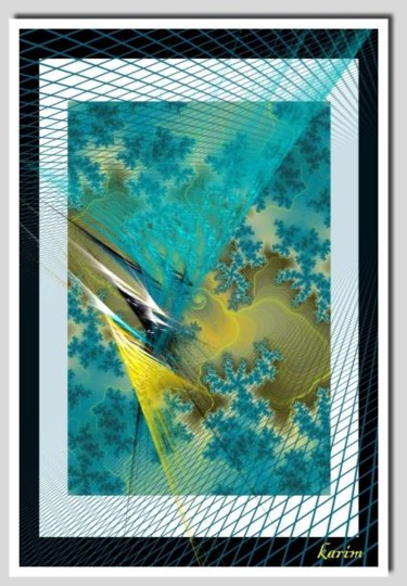 Digitale Kunst mit dem Titel "Heaven stormer" von Karim Bouchnak, Original-Kunstwerk, Digitale Malerei
