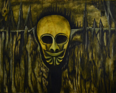 Картина под названием "Сияние" - Acheron Hock, Подлинное произведение искусства, Масло