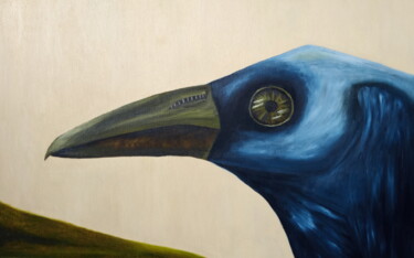Peinture intitulée "Птица" par Acheron Hock, Œuvre d'art originale, Huile