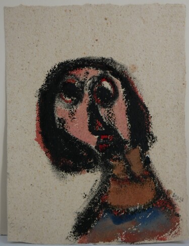 Pintura titulada "Une femme" por Adam Nidzgorski, Obra de arte original, Gouache