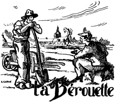 Dessin intitulée "La Bérouette" par Adolphe Cabon, Œuvre d'art originale